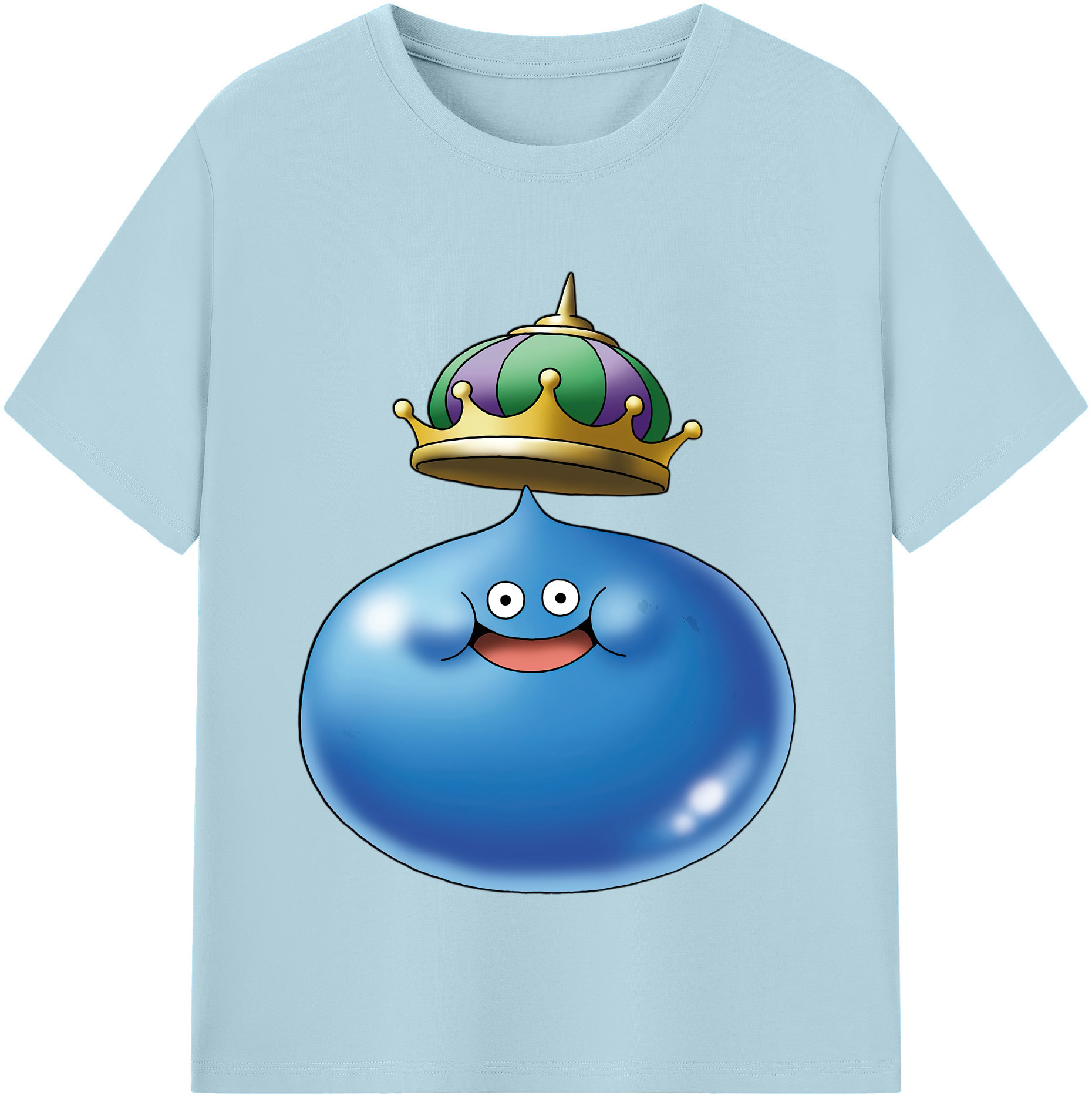 （画像用） ドラゴンクエスト Doragon Kuesuto Dragon Quest 綿100％半袖Tシャツ（フロントプリント）